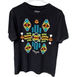 Empyre Southwestern Aztec Graphic T-shirt Sz M